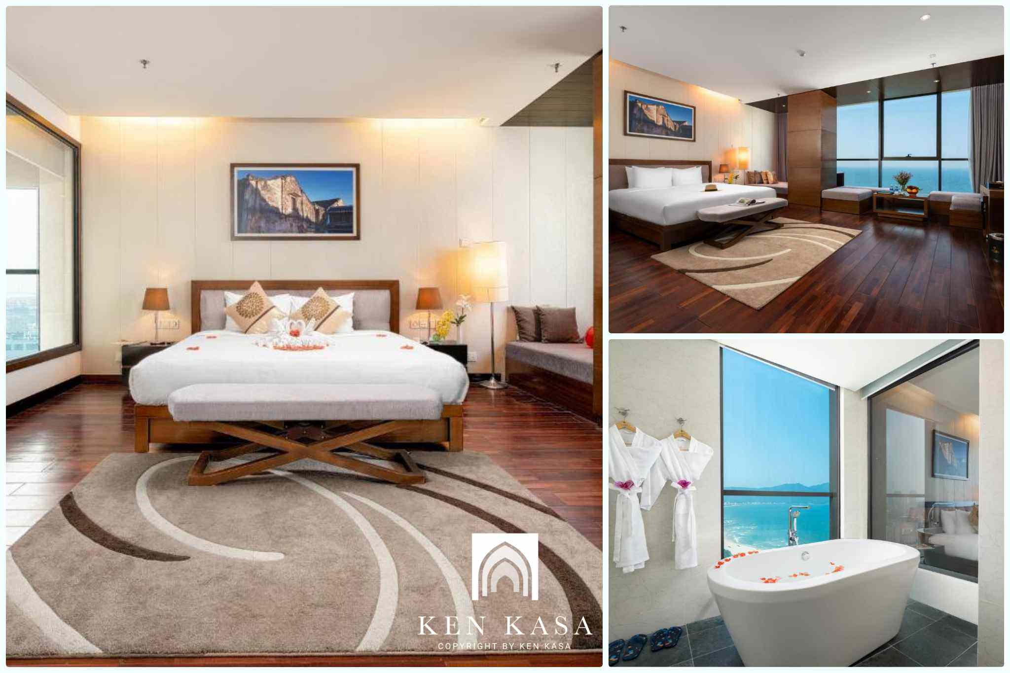 Mẫu ph&ograve;ng deluxe đẹp Grand tourane hotel da nang 